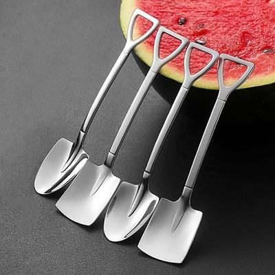 30/2 Stück Edelstahl Kaffeelöffel Kreative Obst Eis Dessert Schaufellöffel Teelöffel Tafelgeschirr Sets Küchenzubehör