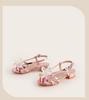 2025 Winter Rhinestone Crystal Flower Girls' Sandals: Stylish Flats & High Heels