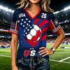 Women's Fashion Casual Letter Print Short Sleeve T-Shirt Top
