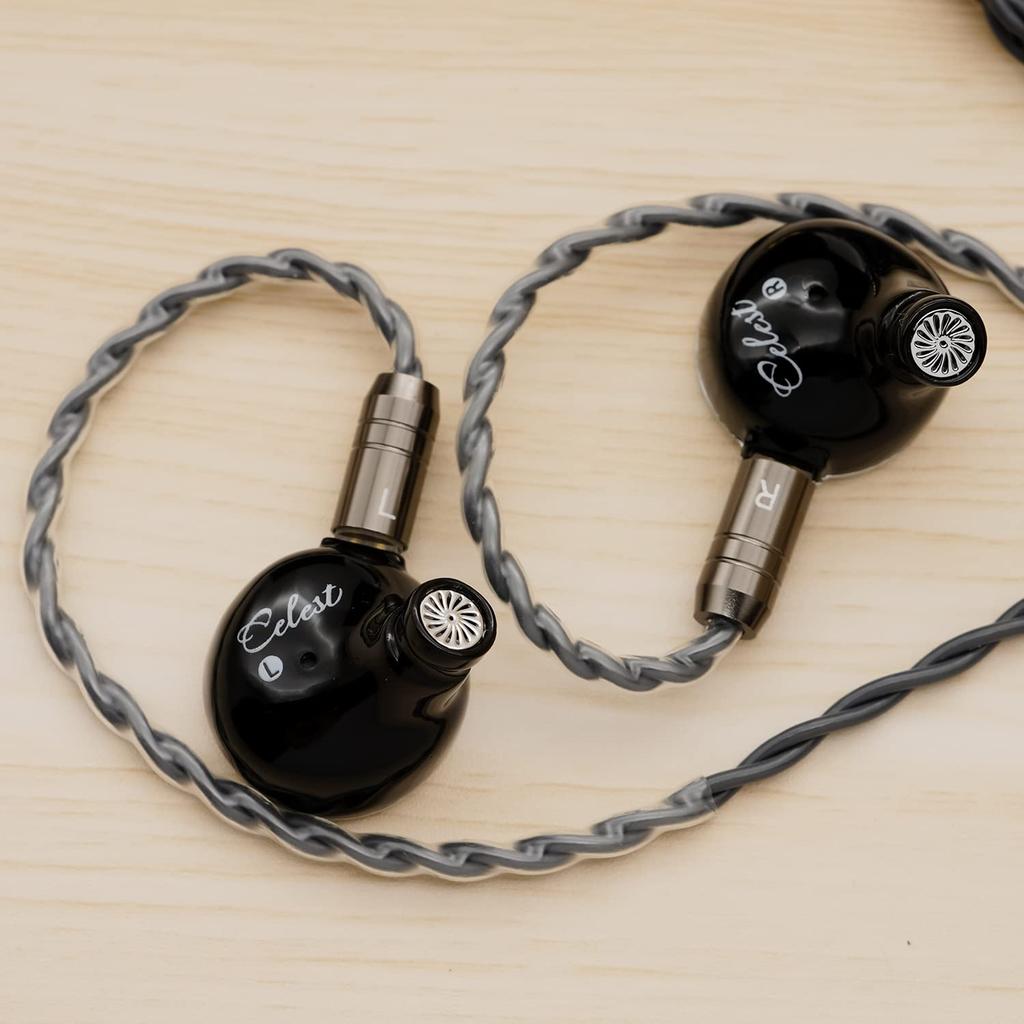 HiFiGo Kinera Celest Pandamon 10mm Square Planar Driver 2nd Generation SPD IEMs Celest In-Ear Monitors, (Kinera Pandamon)