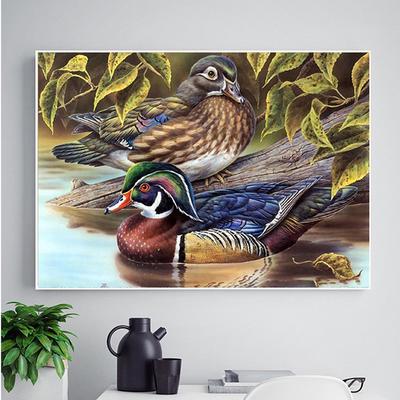 5D DIY Diamant Malerei Wasser Ente Stickerei Kreuzstich Strass Mosaik Wohnkultur