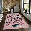 With God All Things Are Possible Non-slip Rug Suitable for Living Room and Bedroom Sofas