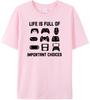 Life is Full of Important Choices Video Funny T Shirt Games Gamer Player Tops Tees for Men Clothes