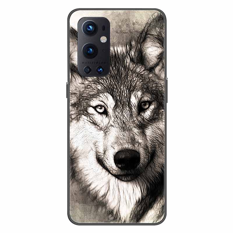 For OnePlus 9 Pro Case Shockproof Soft silicone TPU Back Cover For One Plus 9 Pro Phone Cases for OnePlus 9RT 5G 9R Cute Case