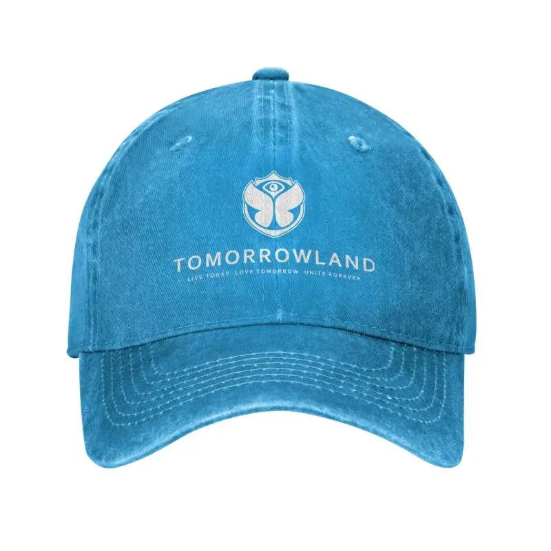 Gorra de Béisbol de Algodón Personalizada Tomorrowland para Mujer Unisex Transpirable Festival Belga de Música Electrónica de Baile Gorra de Padre Deportiva
