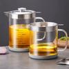 Fine Mesh Glass Oil Filter Heat-Resistant Grease Container Oil Filter Container  Restaurant