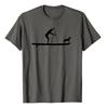 Unisex Shirt Cotton Oversize Large Size Sup Dog Stand Up Paddle Board Paddling Surf
