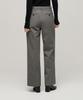 MUSINSA STANDARD WOMAN Women'S Heavyweight Fleece-Lined Wide Hidden Elastic Waist Slacks [Warm Gray]