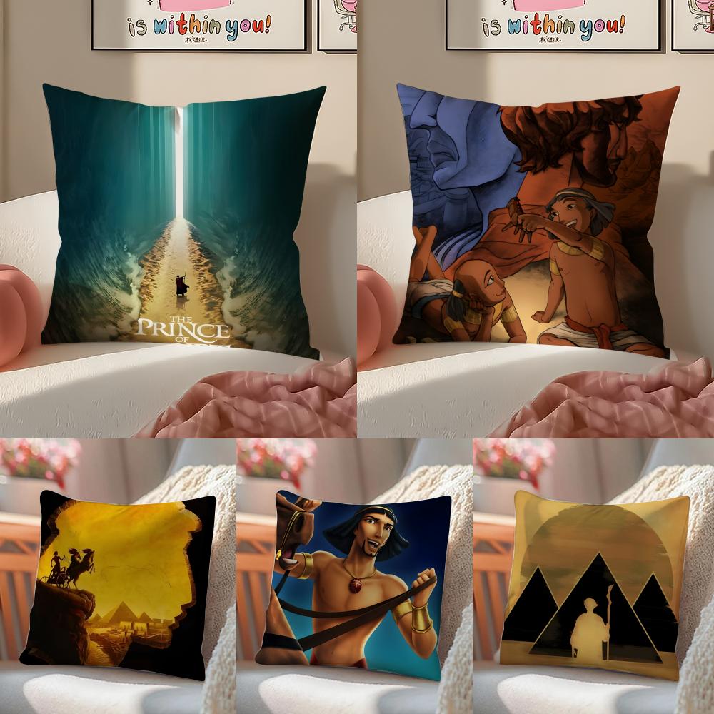 Epic Spiritual Fashion TThe Prince Of EgyptS Cushion Cover Pillowcase Short Plush Invisible Zipper Room Sofa Cushion Cover