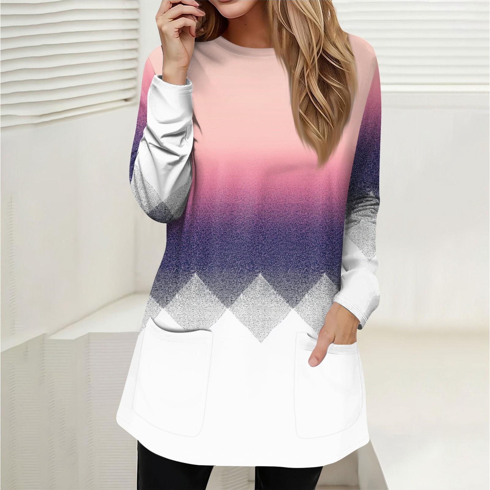 

Женская толстовка, пуловер, спортивная одежда, карман, принт, повседневный топ с круглым вырезом и длинными рукавами XL