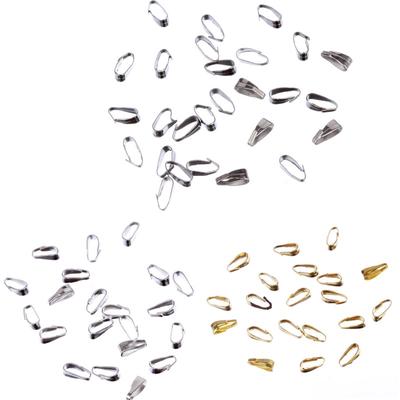 Simplicity DIY Earrings Components Connectors Pinch Clasp O Shape Jewelry Finding 300pcs Pendant Melon Seeds