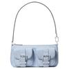 Zoe Denim Shoulder Bag Small Women's Haze Blue 32S5SZCU5C-BLUE HAZE