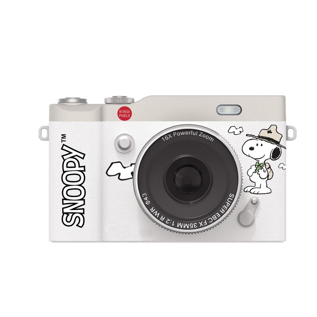 SNOOPY Retro Campus Student HD Selfie Flip Screen Mirrorless CCD Camera