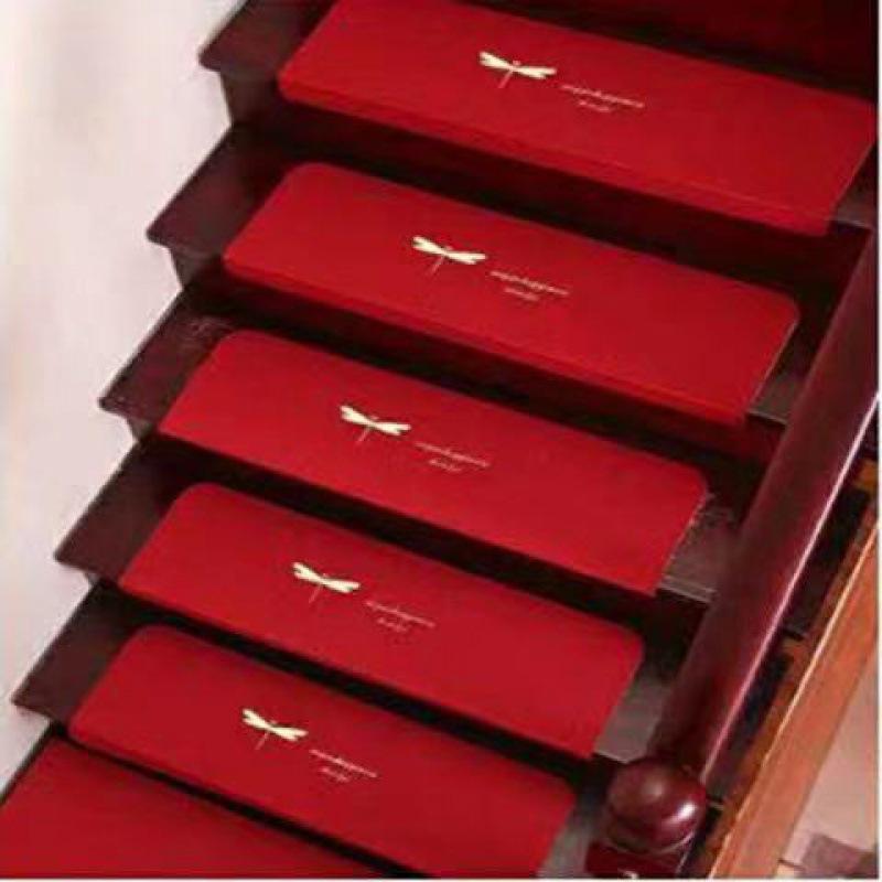 

Solid Wood Anti-slip Self-adhesive Stair Tread Mat for Home 21*55*4 one piece