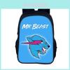 Mr Beast Lightning Cat Batoh Pro Studenty A Venkovní Použití Nylon Kreativní Vzor
