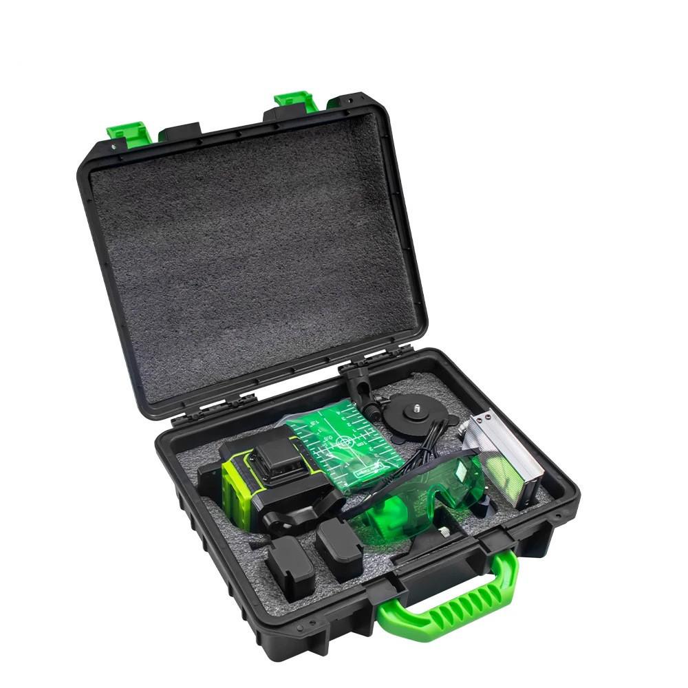 High Precision 4D 16-Line Green Laser Level with Automatic Leveling