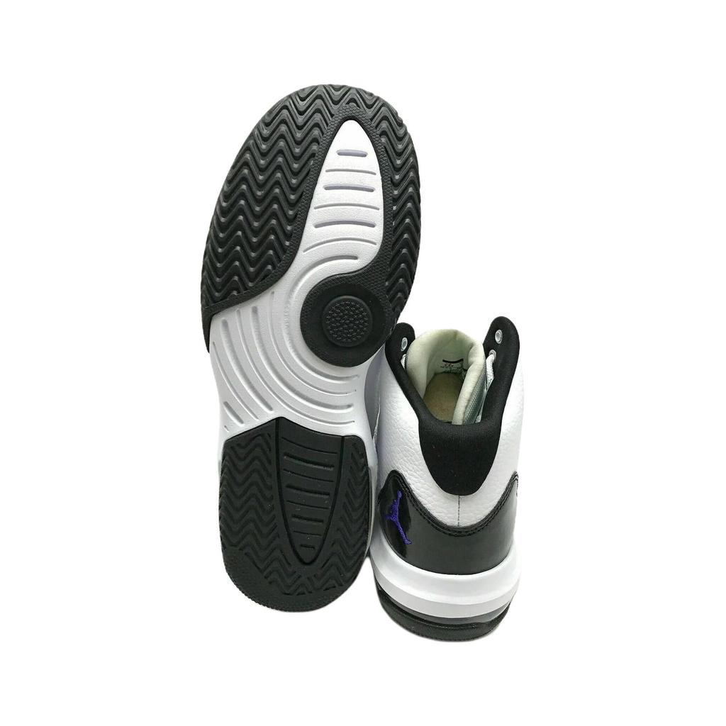 Jordan Max Aura Dämpfung Mittelhoch Kinder Basketballschuhe Weiß Schwarz Kinder AQ9216-121