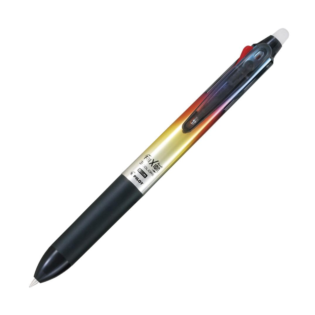 Pilot FriXion Ball 3 Slim Heat Gradient Erasable Ballpoint LKFBS60EFDHGR 0.5 Pen, 3-Color,