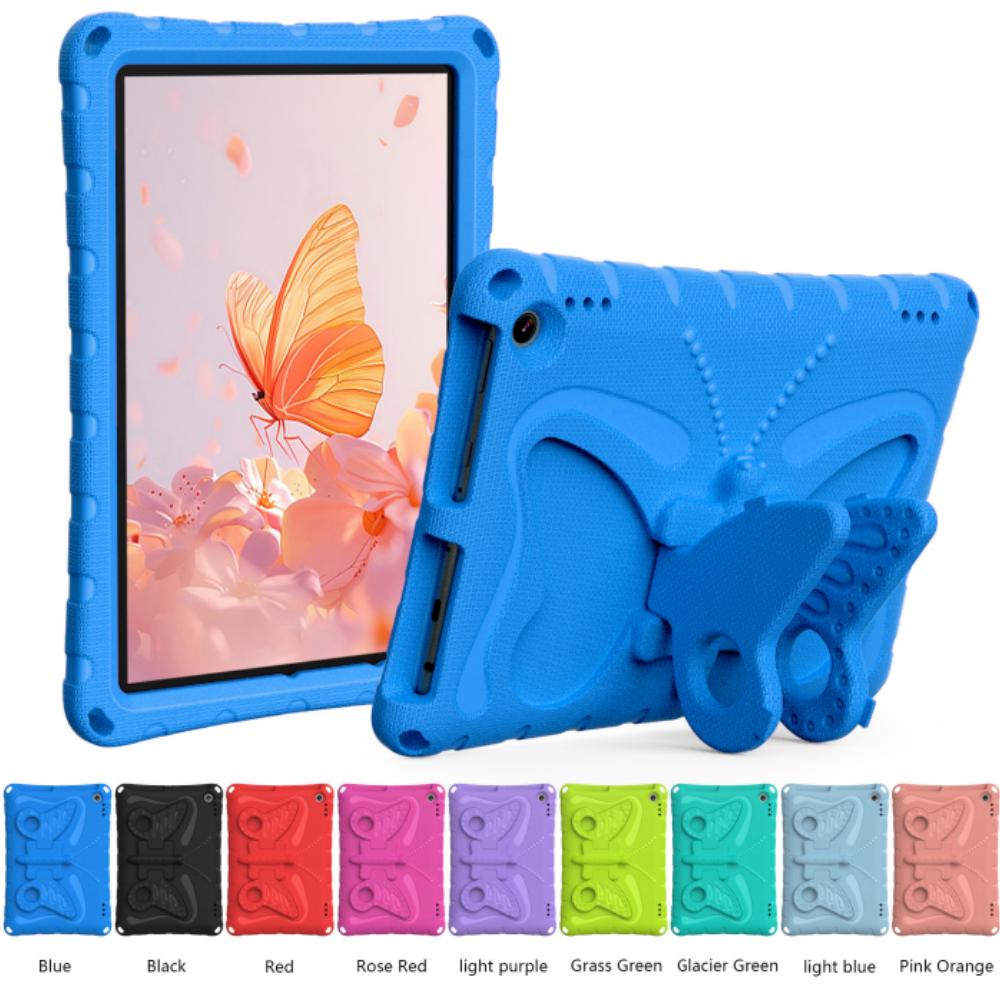Case For Fire HD10 11th 13th 10.1 Inch HD 10 Plus EVA Case Kids Cartoon 3D Stand Big Butterfly Tablet Cover