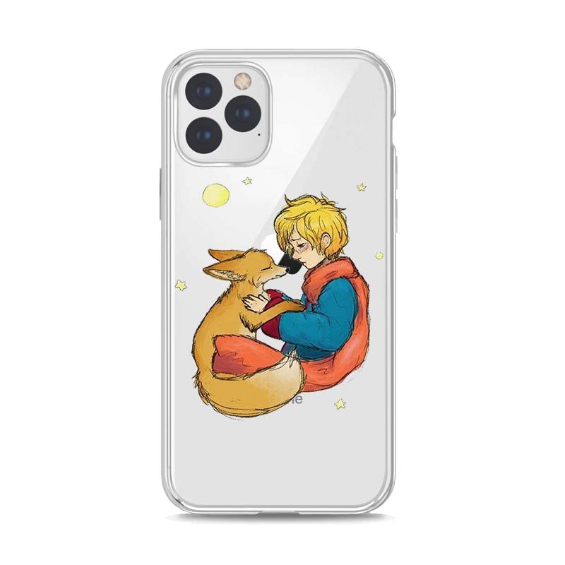 The Little Prince And Fox Silicone Cover For Apple IPhone 13 12 Mini 11 Pro XS MAX XR X 8 7 6 6S 5 Plus SE Phone Case