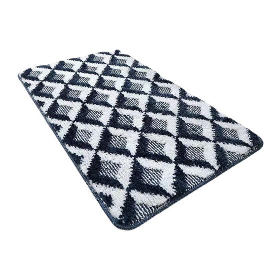 Jacquard Bathroom Rug Plush Fluffy Bath Mat