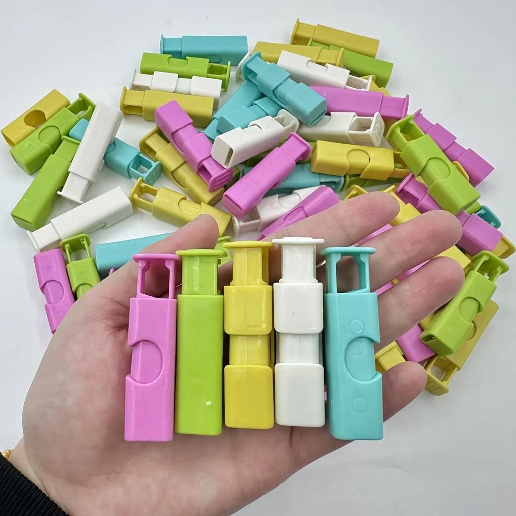 10 Pcs Food Bag Clips, Reusable Multi-Purpose Airtight Sealing Clips for Kitchen Storage & Snack Bags