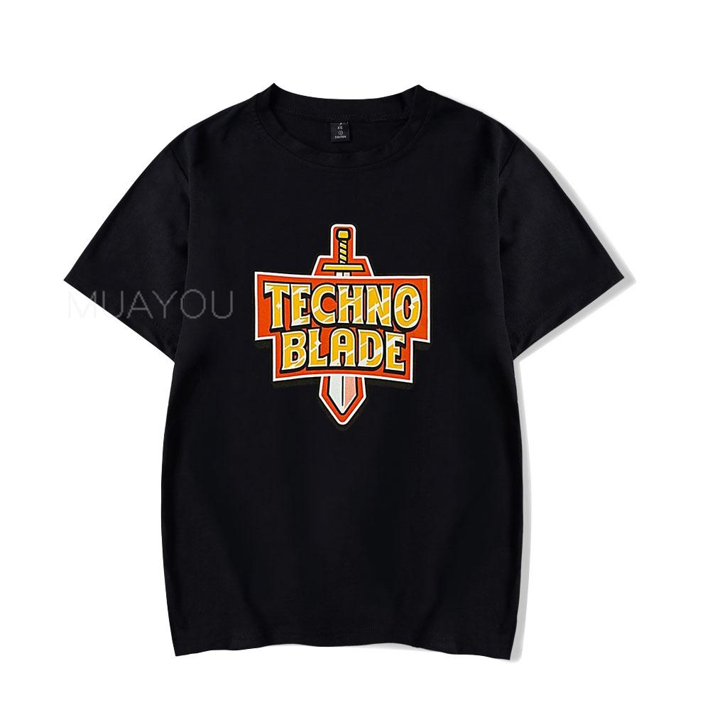 Technoblade Merch Tshirt Hot Sale Summer Tops Short Sleeve Unisex WoUnisex Tshirt Technoblade RIP RIP GOOD GAME Merch Anime Clothes