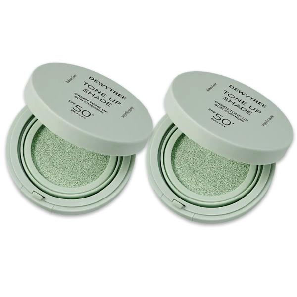 DEWYTREE Tone Up Shade Sun Cushion 15g (Green / Purple / Pink) (10 Options) - DAISO