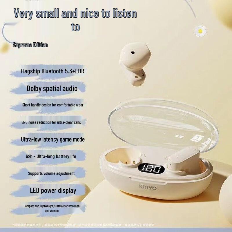 SMVPS450 TWS Wireless Bluetooth Noise-Cancelling Earbuds