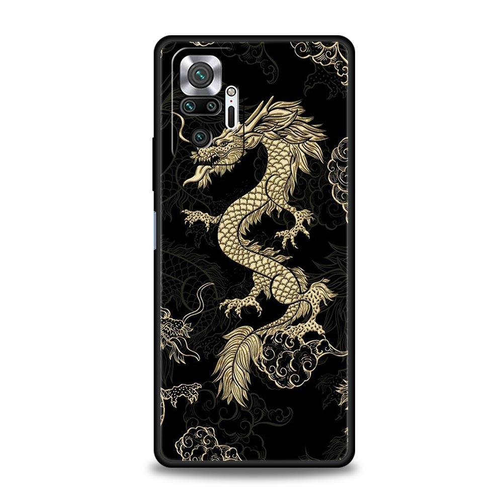 Phone Case For Xiaomi Redmi Note 14 13 12 5G 9S 9 10 11 Pro Plus 4G 9T 14C 13C 12C 10C 9C 9A Cover Illusory Color Chinese Dragon