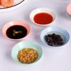 Household Kitchen Dipping Snacks Round Chinese Seasoning Plate