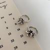 Hot Sell Trendy Rose Flower Thai Silver Ladies Party Rings Wholesale  For Women Birthday Gifts No Fade