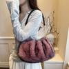 Premium Plush Tote Bag for Women - New Autumn Collection Chain Shoulder Bag Large Capacity Furry Tote