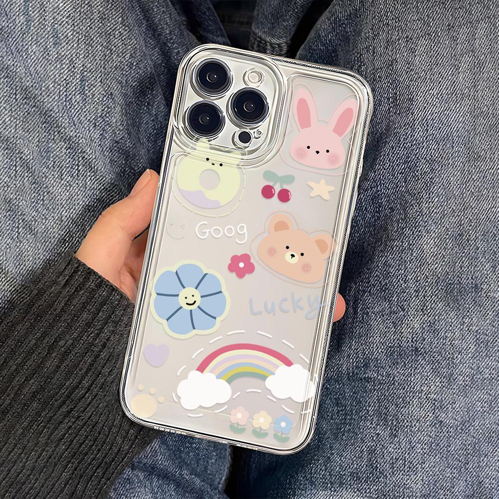 Phone Case for iPhone 11 12 13 14 15 16 17 Pro Max Case Samsung A36 A56 A06 A05 A15 A55 Case Xiaomi 11 12 Redmi 12C Note 11 12 13 9 10 C65 Cute