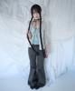 Mileko Button Pocket Bootcut Pt Charcoal