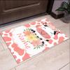 Tappeto Personalizzato con Stampa Mucca, Tappeto per Sedia da Ufficio Soggiorno Camera da Letto Cucina Decorazioni Regali.