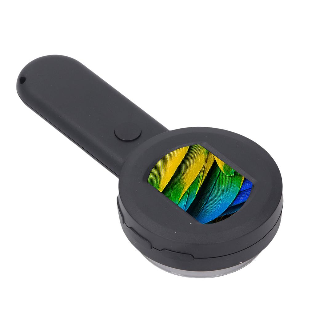 Handheld Microscope with 2.0 Inch Screen LED Light 4X Digital Magnifying Glass 16MP Camera for Repair Reading