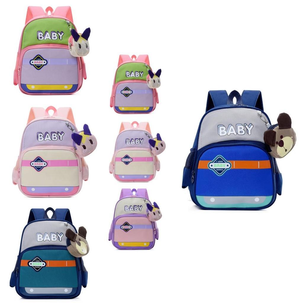 Cute And Trendy Preschool Backpack For Kids With Comfortable Straps And Cartoon Pattern
