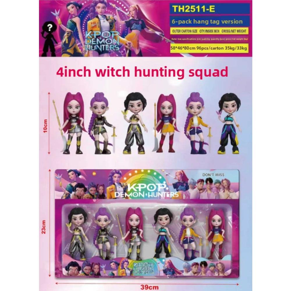 Witch Hunters Explosive K-Pop Big Head Q Version Rumimi Figure Model Blind Box Tide Play Doll Ornament