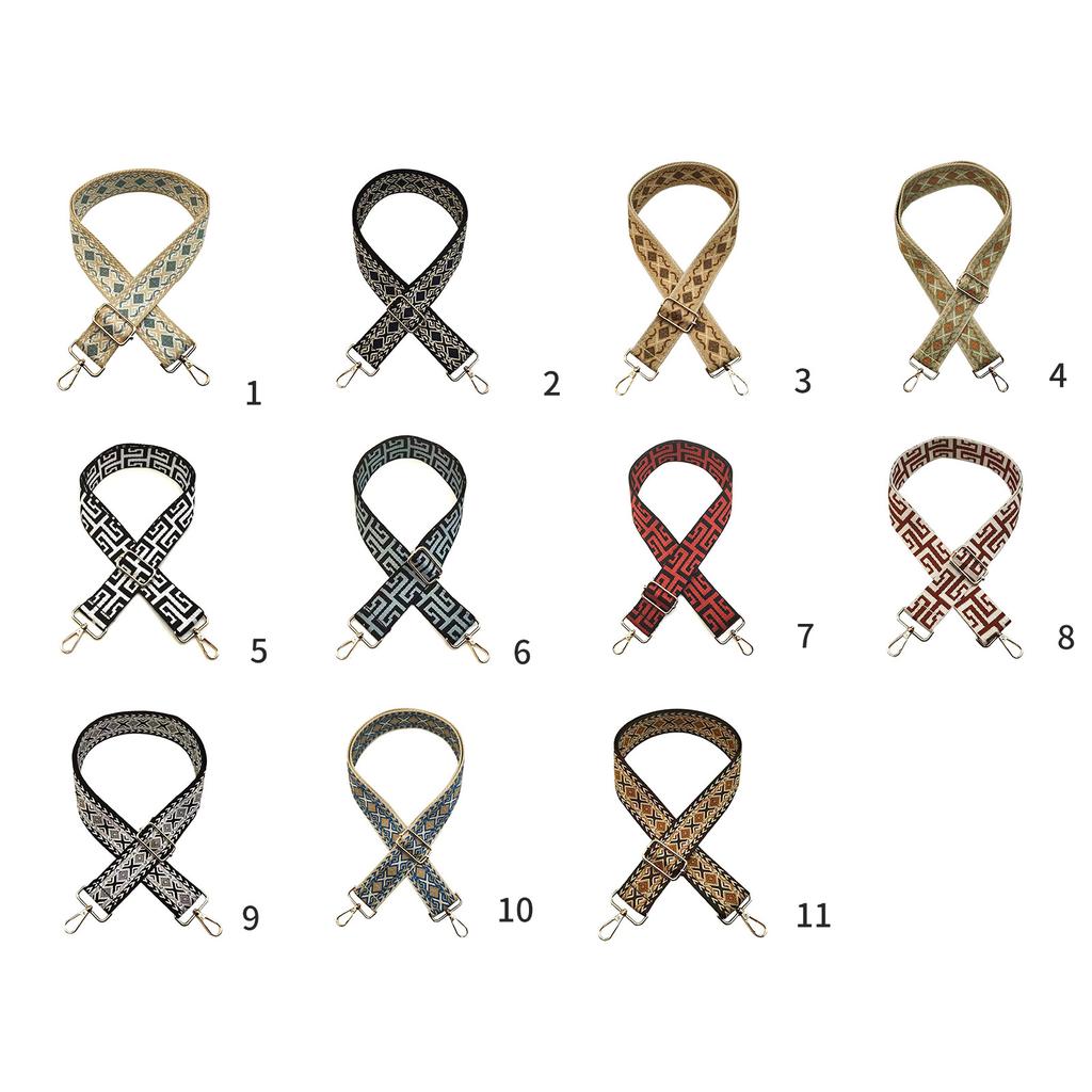 Regulowany Szeroki Pasek do Torby z Etnicznym Wzorem Trwały Etniczny Pasek do Torby Zamienny Etniczny Pasek na Ramię do Torby Trwały
