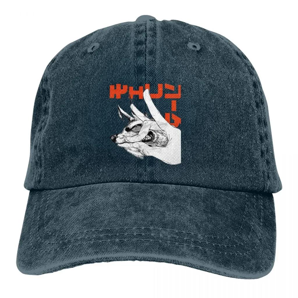 Chainsaw Man Anime Mehrfarbige Mütze Schirmmütze Herren Damen Cowboymütze Fox Devil Baseballkappen Personalisierte Visierschutzhüte