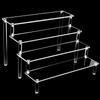 1pc Shiny Acrylic Perfume Organizer - Multi-Level Display Stand for Anime Car Models & Mini Toys