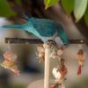 Bird Wood Perch Rotating Molar Stand for Parrots Conure Supplies Budgies Grinding Scratchers for Small Medium Parrots