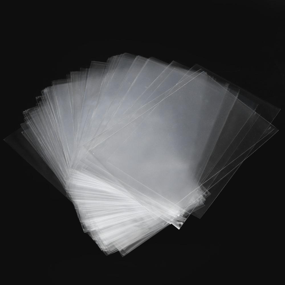 100 Pcs Set Transparent Ice Cream Bags Multi Size Rice Crispy Treat Bags  Candy Packaging Supplies