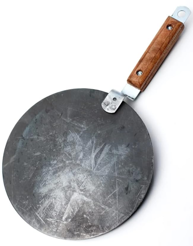 A Special Indian Steel Frying Pan for Baking Delicious Chapatis