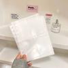 10Pcs Multi-Size Standard A5 Card Binder Refill Pages 6-Hole Single/Double Clear Loose Leaf Sleeves for K-pop Photocards Storage