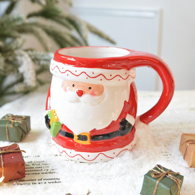 Weihnachtsserie Weihnachtsmann-förmige Tasse Schneemann-förmige Tasse Weihnachtsdekoration Geschenk