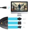 HDMI-compatible Three-Cut-One Pig Tail 3X1 4K*2K HD Converter 3 In 1 Out With Cable HD Video Switcher