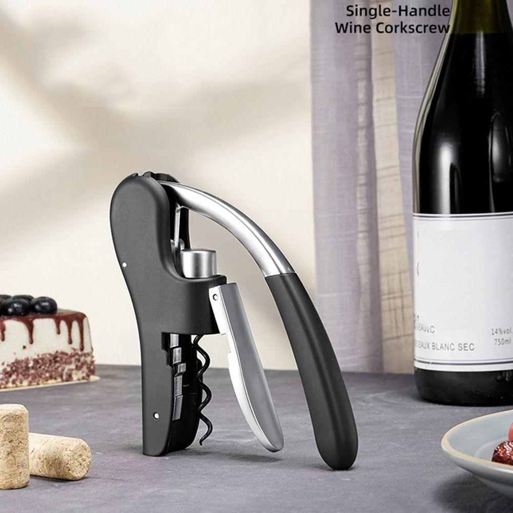 

Household Zinc Alloy Lever Screwpull Red Wine Opening Tool Bottle Opener Corkscrew