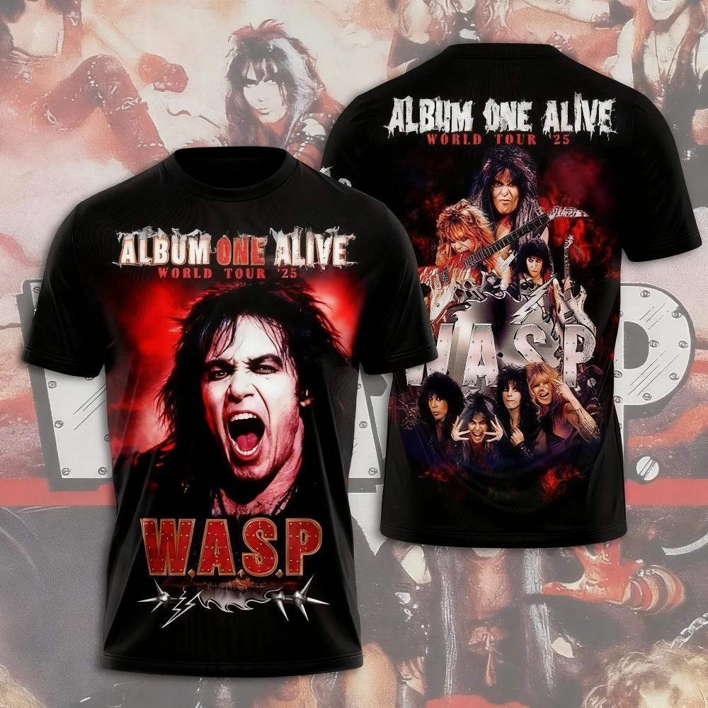 Hot Anime W.A.S.P Jersey Cosplay T-shirts 3D Print Kid Cartoon Tee Summer Men Women Harajuku Short Sleeve Y2k Tops